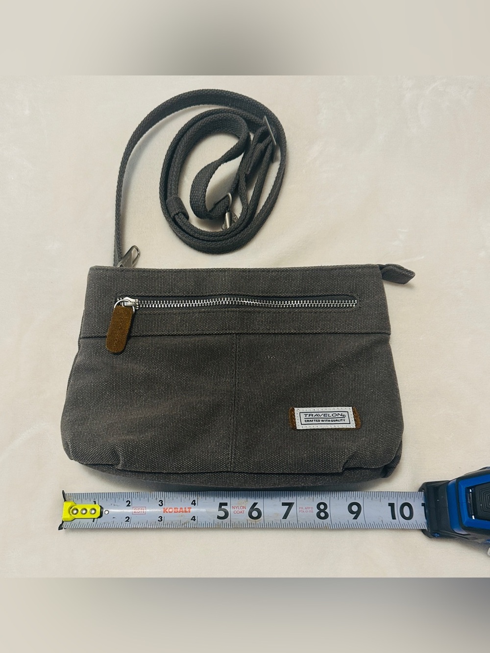 Travelon RFID Anti-Theft Heritage Women’s Crossbody Bag Purse Gray - Picture 11 of 13